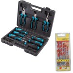 Bort – DIY Hand Tool Set (24 Piece) & Alpen Multicut Drill Bits (5 Piece) Bort – DIY Hand Tool Set (24 Piece) & Alpen Multicut Drill Bits (5 Piece)