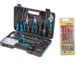 Bort – Hand Tool Set (39 Piece) & Alpen Multicut Drill Bits (5 Piece) Bort – Hand Tool Set (39 Piece) & Alpen Multicut Drill Bits (5 Piece)