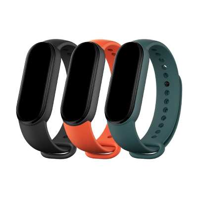 Xiaomi Mi Smart Band 5 Matte Straps – Black, Orange, Teal Xiaomi Mi Smart Band 5 Matte Straps – Black, Orange, Teal