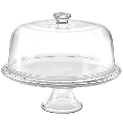Borgonovo Footed Cake Plate With Dome Borgonovo Footed Cake Plate With Dome