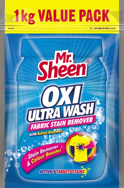 Mr Sheen Oxi Ultra Wash Value Pack 1kg Mr Sheen Oxi Ultra Wash Value Pack 1kg