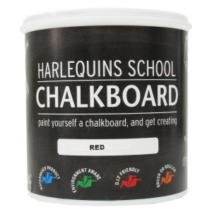 Harlequin – Chalk Board Paint – 1L – Red Harlequin – Chalk Board Paint – 1L – Red