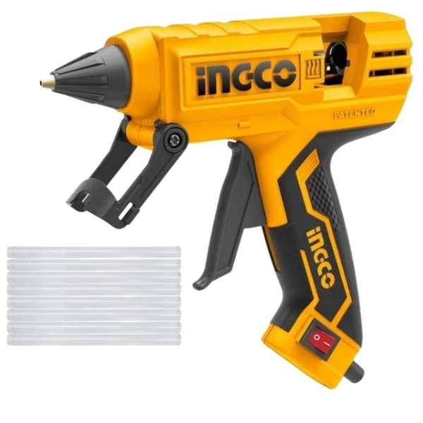 Ingco – Glue Gun with 8 x Glue Sticks – (220W) Ingco – Glue Gun with 8 x Glue Sticks – (220W)