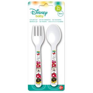 Disney Toddler 2 Piece PP Cutlery Set Minnie Colour Bowsy Disney Toddler 2 Piece PP Cutlery Set Minnie Colour Bowsy