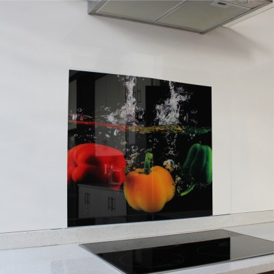 Parrot Products Peppers Hob Splashback (598 x 650 x 6mm) Parrot Products Peppers Hob Splashback (598 x 650 x 6mm)