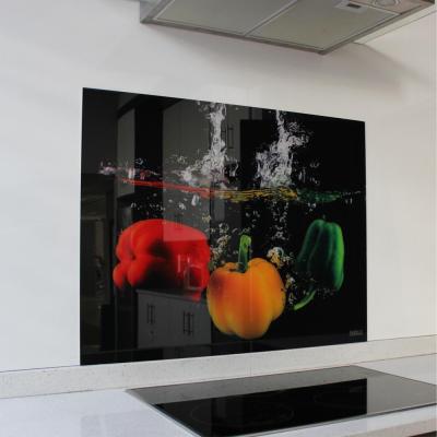 Parrot Products Peppers Hob Splashback (898 x 700 x 6mm) Parrot Products Peppers Hob Splashback (898 x 700 x 6mm)
