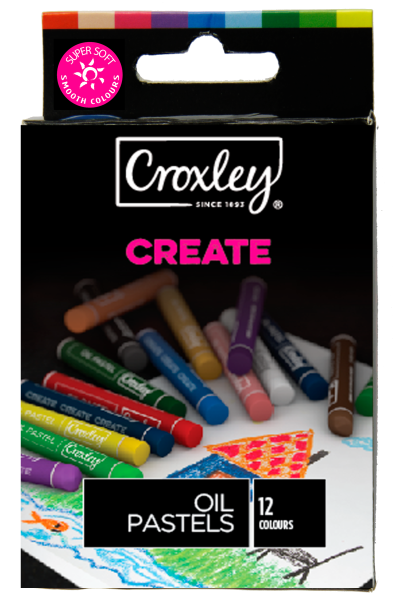 Croxley Create Oil Pastels 12’s Croxley Create Oil Pastels 12’s