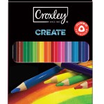 Croxley Create Super Jumbo Woodfree Colouring Pencils 12’s Croxley Create Super Jumbo Woodfree Colouring Pencils 12’s