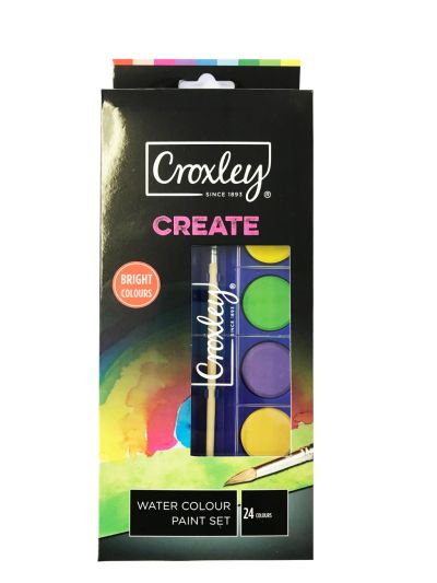 Croxley Create Watercolour Paint Assorted 24’s Croxley Create Watercolour Paint Assorted 24’s