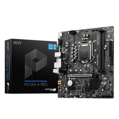 MSI H510-A PRO Intel 1200 Micro-ATX Motherboard MSI H510-A PRO Intel 1200 Micro-ATX Motherboard