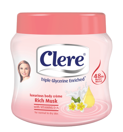 Clere Body Crème – Rich Musk 300ml Clere Body Crème – Rich Musk 300ml
