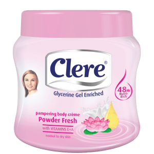 Clere Body Crème – Powder Fresh 300ml Clere Body Crème – Powder Fresh 300ml