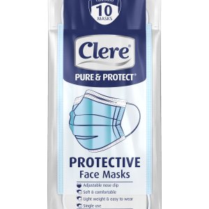 Clere Pure & Protect Protective Face Masks (10 pack) Clere Pure & Protect Protective Face Masks (10 pack)