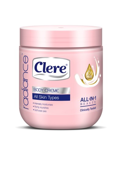 Clere Radiance – 5 Oils Body Crème Clere Radiance – 5 Oils Body Crème