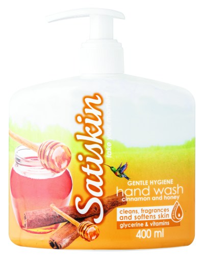 Satiskin Hand Wash – Cinnamon & Honey Crème Satiskin Hand Wash – Cinnamon & Honey Crème