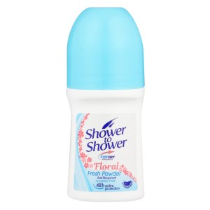 Shower to Shower Roll-on 50ml Floral Fresh Powder Shower to Shower Roll-on 50ml Floral Fresh Powder