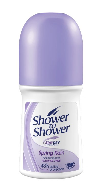 Shower to Shower Roll-on 50ml Spring Rain Shower to Shower Roll-on 50ml Spring Rain