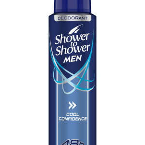 Shower to Shower Men Deodorant 150ml Cool Confidence Shower to Shower Men Deodorant 150ml Cool Confidence
