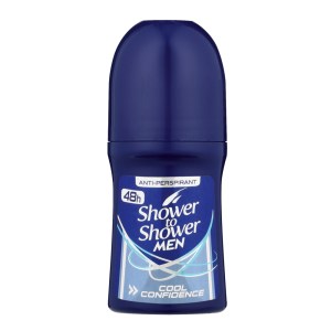 Shower to Shower Men Roll-on 50ml Cool Confidence Shower to Shower Men Roll-on 50ml Cool Confidence
