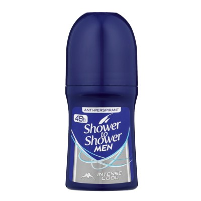 Shower to Shower Men Roll-on 50ml Intense Cool Shower to Shower Men Roll-on 50ml Intense Cool