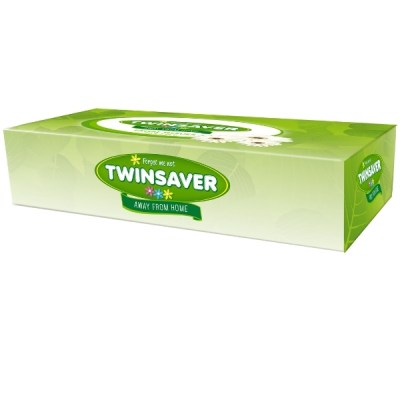 Twinsaver – Facial Tissues – Box of 90 Sheets Twinsaver – Facial Tissues – Box of 90 Sheets