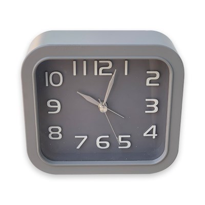 No Place Like Home – Clock – Alarm – Plastic – Square – 10cm x 12cm – Grey No Place Like Home – Clock – Alarm – Plastic – Square – 10cm x 12cm – Grey