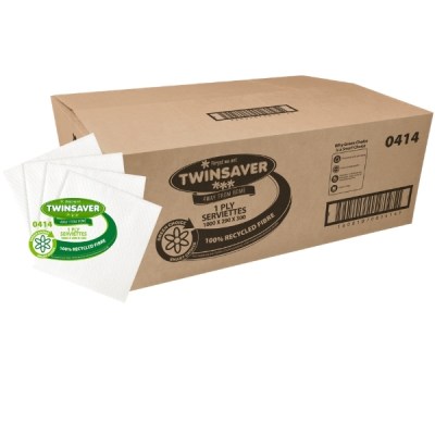 Twinsaver – Serviettes (1PLY) – 1000 Sheets Twinsaver – Serviettes (1PLY) – 1000 Sheets