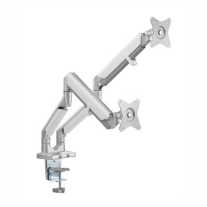 Parrot Products Bracket – Monitor Clamp Dual Arm with Gas Spring Parrot Products Bracket – Monitor Clamp Dual Arm with Gas Spring