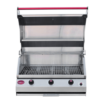 Chef Slimline Built-in 3-Burner Stainless Steel Indoor/Outdoor Gas Braai Chef Slimline Built-in 3-Burner Stainless Steel Indoor/Outdoor Gas Braai
