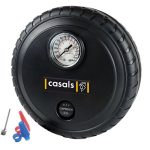 Casals – Tyre Inflator/ Air Compressor With Pressure Gauge Plastic Black Casals – Tyre Inflator/ Air Compressor With Pressure Gauge Plastic Black