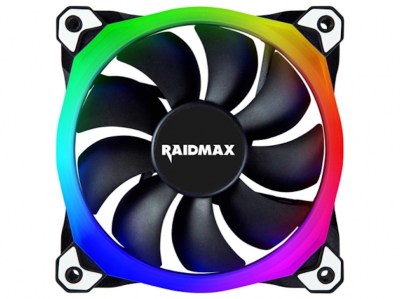 Raidmax 120mm 1200rpm 18-35DBA chroma RGB LED fan Raidmax 120mm 1200rpm 18-35DBA chroma RGB LED fan