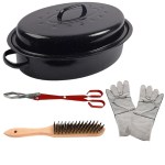Braai Set – Roasting Dish, Braai Gloves, Tong and Brush Combo – (4 Piece) Braai Set – Roasting Dish, Braai Gloves, Tong and Brush Combo – (4 Piece)