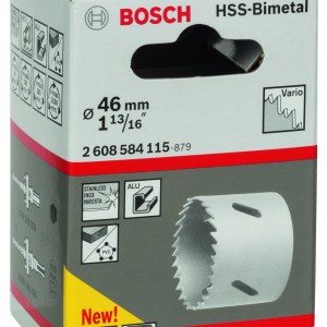 HSS Bi-Metal Holesaw For Standard Adapters 46mm, 1 13/16″ HSS Bi-Metal Holesaw For Standard Adapters 46mm, 1 13/16″