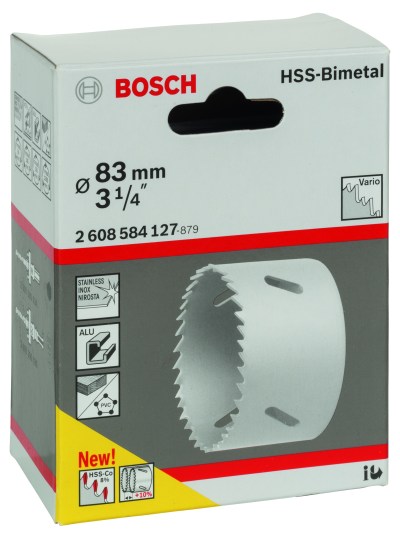 HSS Bi-Metal Holesaw For Standard Adapters 83mm, 3 1/4″ HSS Bi-Metal Holesaw For Standard Adapters 83mm, 3 1/4″