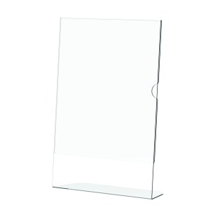 Menu Holder Acrylic Single Sided A4 Portrait – Box 5 Menu Holder Acrylic Single Sided A4 Portrait – Box 5