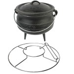 LK’s – 3 Legged Pot (No. 4) and Kettle Braai Potjie Ring Combo LK’s – 3 Legged Pot (No. 4) and Kettle Braai Potjie Ring Combo