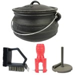 LK’s – Flat Potjie (Size No:3) Combo Set – (4 Piece) LK’s – Flat Potjie (Size No:3) Combo Set – (4 Piece)