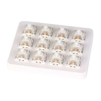 Keychron Hot-Swappable Gateron White Mechanical Switches – 12 Piece Set – White Keychron Hot-Swappable Gateron White Mechanical Switches – 12 Piece Set – White