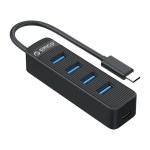 Orico 4 Port USB3.0 to Type-C Hub – Black Orico 4 Port USB3.0 to Type-C Hub – Black