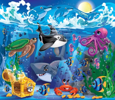 100 Piece Themed Puzzle – Ocean 100 Piece Themed Puzzle – Ocean