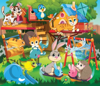 100 Piece Themed Puzzle – Pets 100 Piece Themed Puzzle – Pets