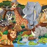 100 Piece Themed Puzzle – Wildlife 100 Piece Themed Puzzle – Wildlife