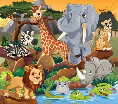 100 Piece Themed Puzzle – Wildlife 100 Piece Themed Puzzle – Wildlife