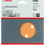 Best Wood+Paint Random Orbital Sanders 150mm 40 6 Holes 5 Piece Best Wood+Paint Random Orbital Sanders 150mm 40 6 Holes 5 Piece