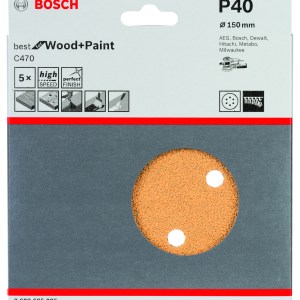 Best Wood+Paint Random Orbital Sanders 150mm 40 6 Holes 5 Piece Best Wood+Paint Random Orbital Sanders 150mm 40 6 Holes 5 Piece