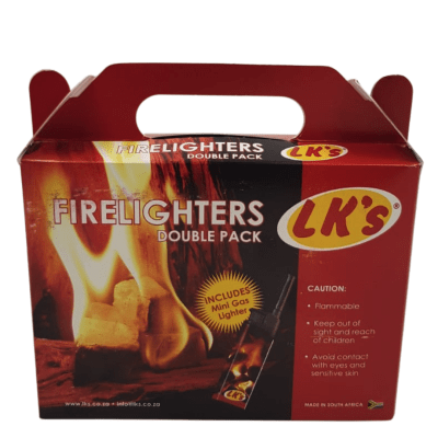 Firelighters – LK’S – 2-Pack with Lighter Firelighters – LK’S – 2-Pack with Lighter