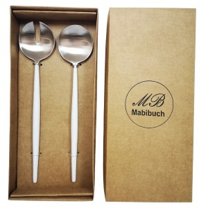 Mabibuch – Salad Server / Fork and Spoon Salad Server – 2 Piece Mabibuch – Salad Server / Fork and Spoon Salad Server – 2 Piece