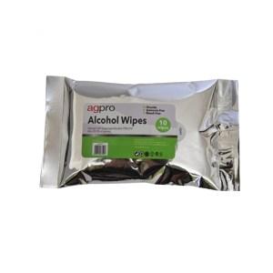 Agpro – Alcohol Wipes / Sanitising Cleaning Wipes 75% Alcohol – 10 Wipes Agpro – Alcohol Wipes / Sanitising Cleaning Wipes 75% Alcohol – 10 Wipes