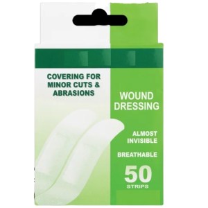 SourceDirect – Bulk Pack Of 50 Almost-invisible Wound Dressing SourceDirect – Bulk Pack Of 50 Almost-invisible Wound Dressing