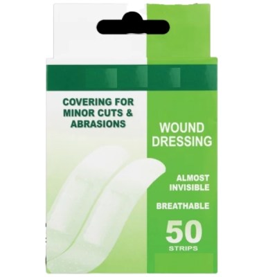 SourceDirect – Bulk Pack Of 50 Almost-invisible Wound Dressing SourceDirect – Bulk Pack Of 50 Almost-invisible Wound Dressing